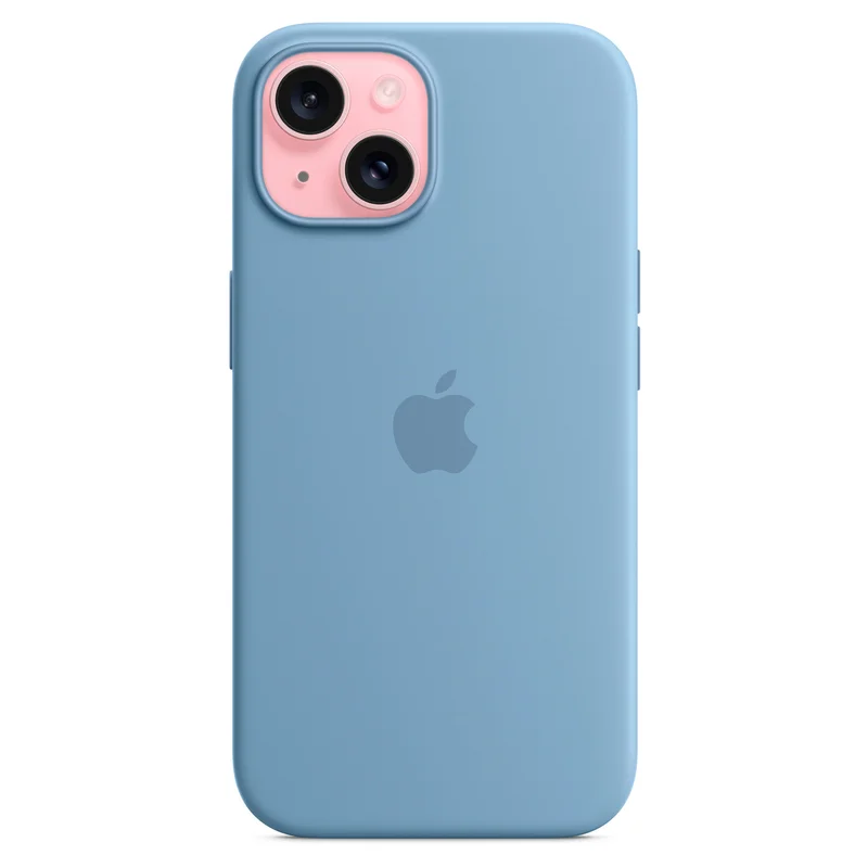 Чехол для iPhone 15, Silicone Case with MagSafe, Winter Blue (MT0Y3ZM/A) 2