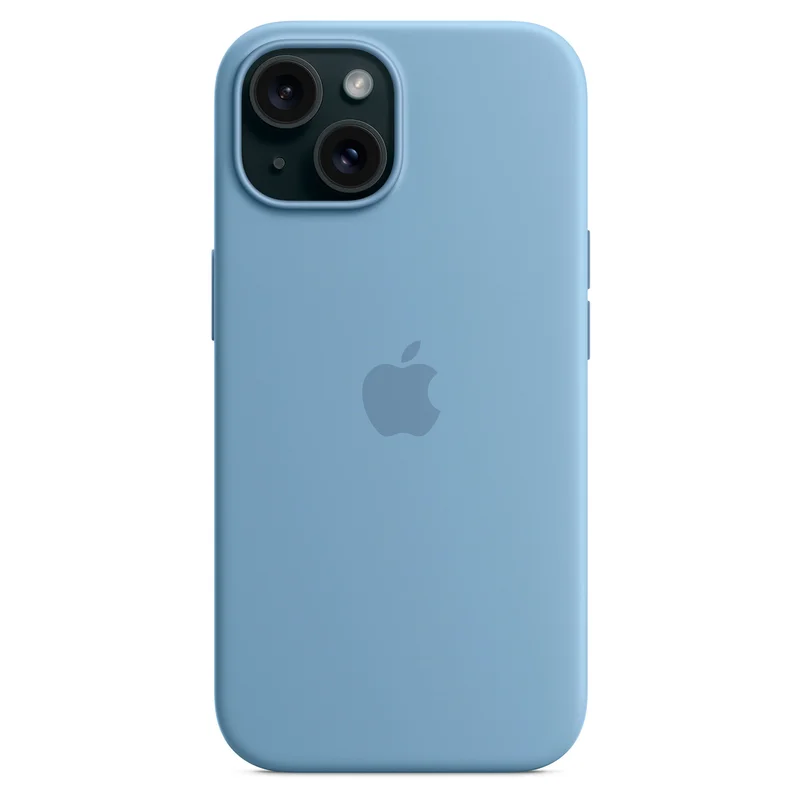 Чехол для iPhone 15, Silicone Case with MagSafe, Winter Blue (MT0Y3ZM/A) 5