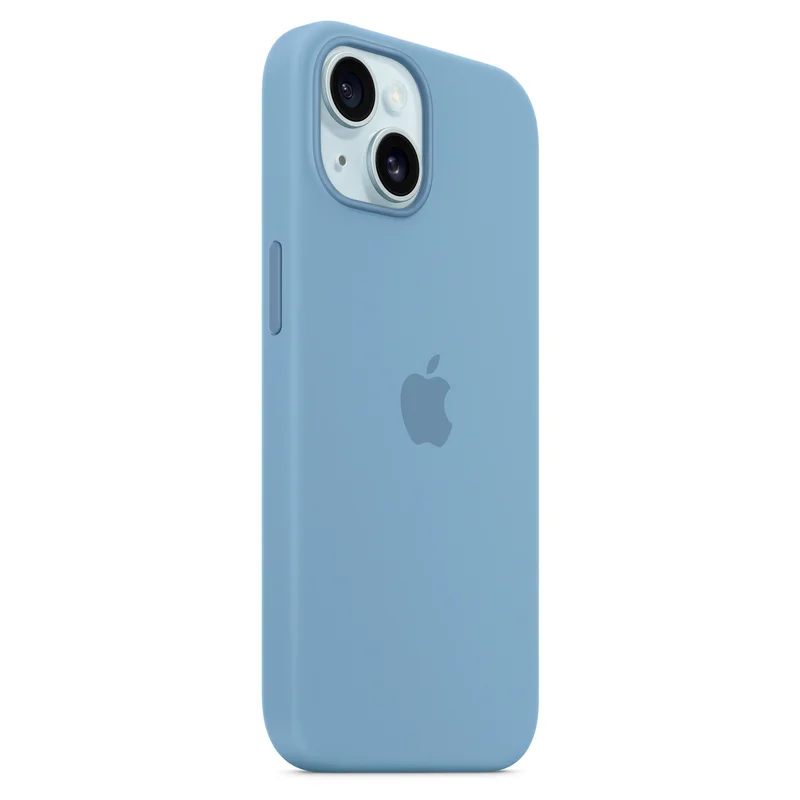 Чехол для iPhone 15, Silicone Case with MagSafe, Winter Blue (MT0Y3ZM/A) 6