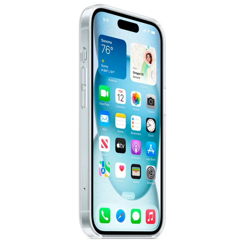 Чехол для iPhone 15, Clear Case with MagSafe (MT203ZM/A) 6
