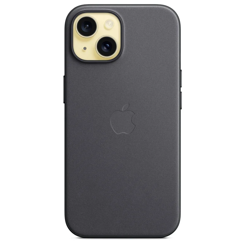 Чехол для iPhone 15 FineWoven Case with MagSafe, Black (MT393ZM/A) 3