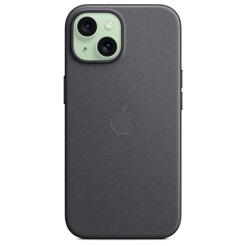 Чехол для iPhone 15 FineWoven Case with MagSafe, Black (MT393ZM/A) 4