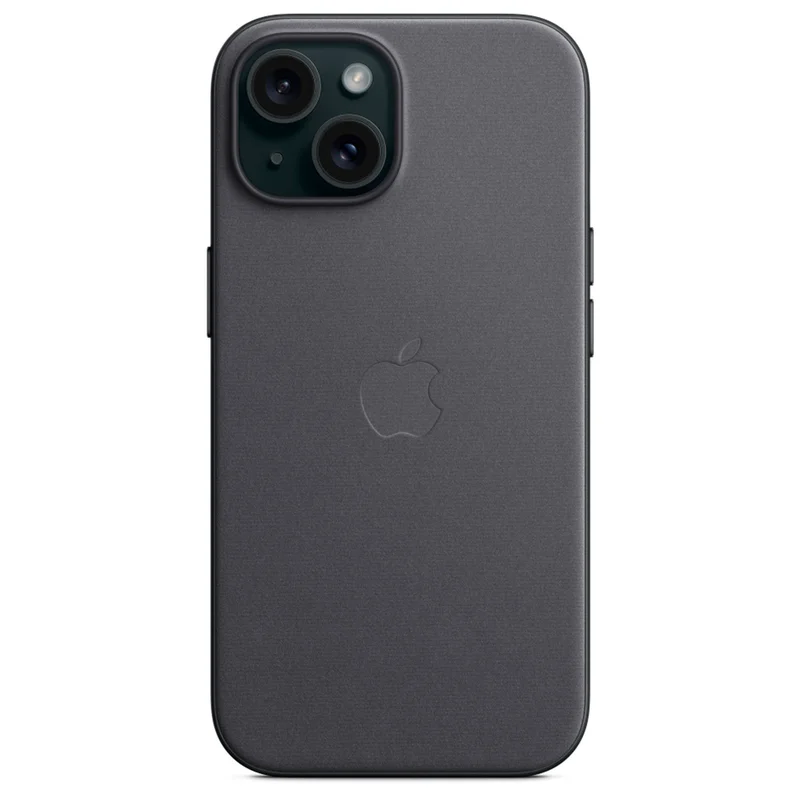 Чехол для iPhone 15 FineWoven Case with MagSafe, Black (MT393ZM/A) 5