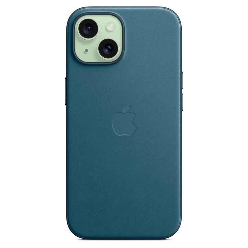 Чехол для iPhone 15 FineWoven Case with MagSafe, Pacific Blue (MT3G3ZM/A) 4