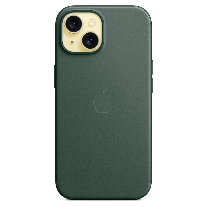 Чехол для iPhone 15 FineWoven Case with MagSafe, Evergreen (MT3J3ZM/A) 3