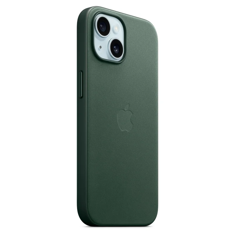 Чехол для iPhone 15 FineWoven Case with MagSafe, Evergreen (MT3J3ZM/A) 6