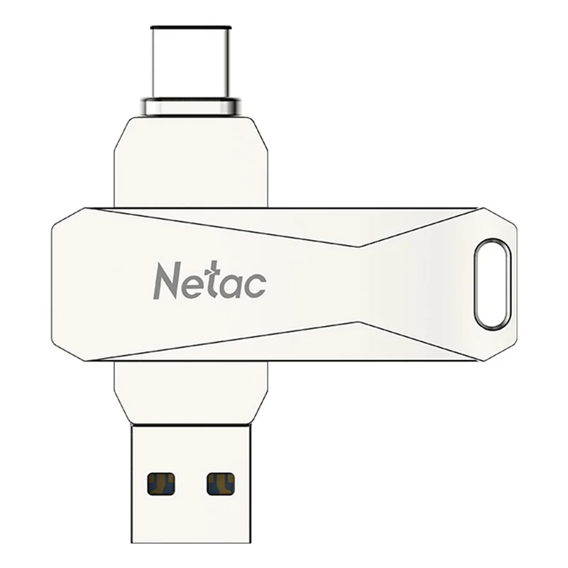 Флеш накопитель USB 3.0+TypeC 256GB Netac U782C 3