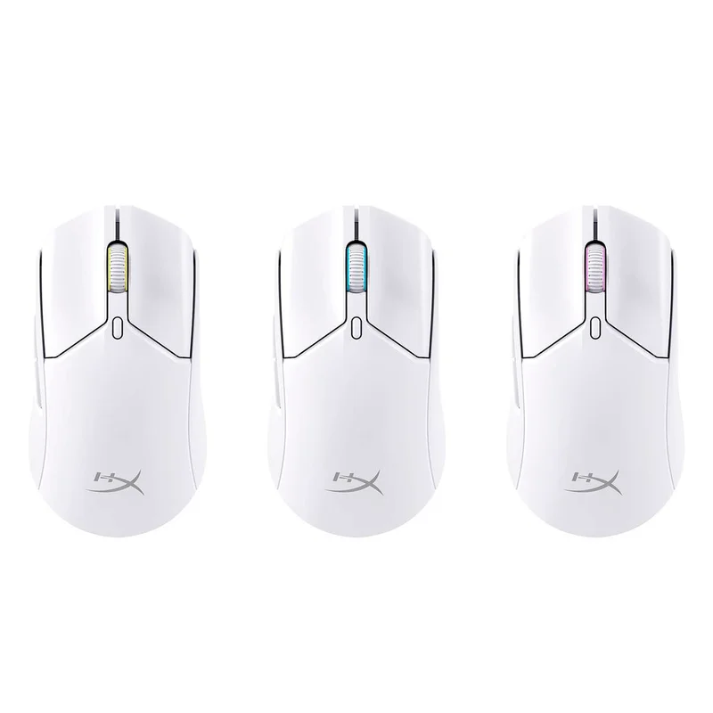 Игровая мышь беспроводная HyperX Pulsefire Haste 2 Wireless RGB, White (6N0A9AA) 6