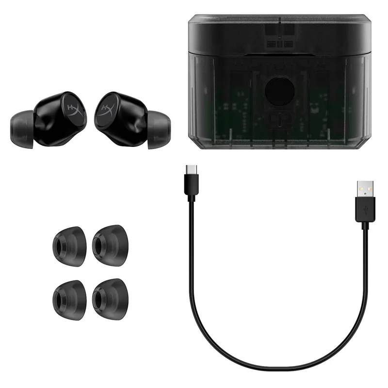 Игровая гарнитура беспроводная TWS HyperX Cirro Buds Pro, Black (727A5AA) 5