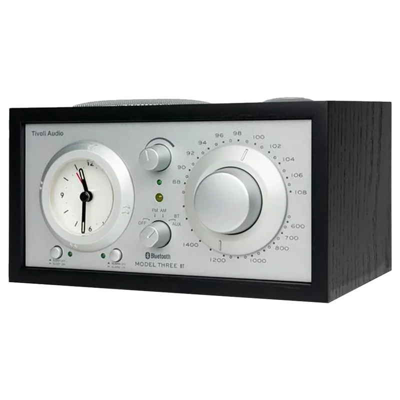 Радиоприемник с часами Tivoli Model Three BT, Черный 4