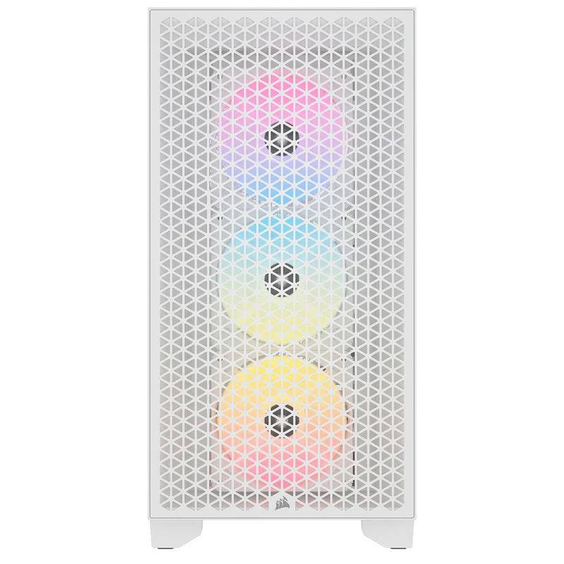 ПК корпус Corsair 3000D RGB AIRFLOW MidTower, window, White EATX (CC-9011256-WW) 2