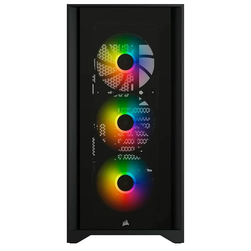 ПК корпус Corsair iCUE 4000X RGB MidTower, window, Black EATX (CC-9011204-WW) 2