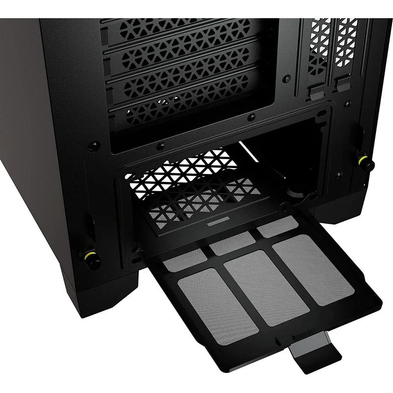ПК корпус Corsair iCUE 4000X RGB MidTower, window, Black EATX (CC-9011204-WW) 4