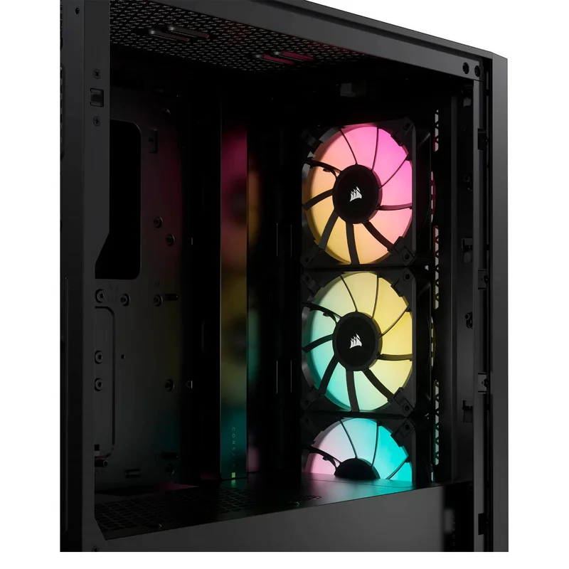 ПК корпус Corsair iCUE 4000D RGB AIRFLOW MidTower, window, Black EATX (CC-9011240-WW) 7