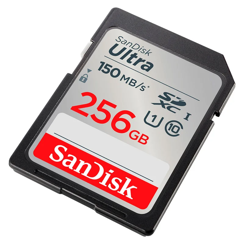 Карта памяти SanDisk 256 ГБ SD Ultra SDHC/SDXC UHS-I, скорость до 150 МБ/с (SDSDUNC-256G-GN6IN) 2