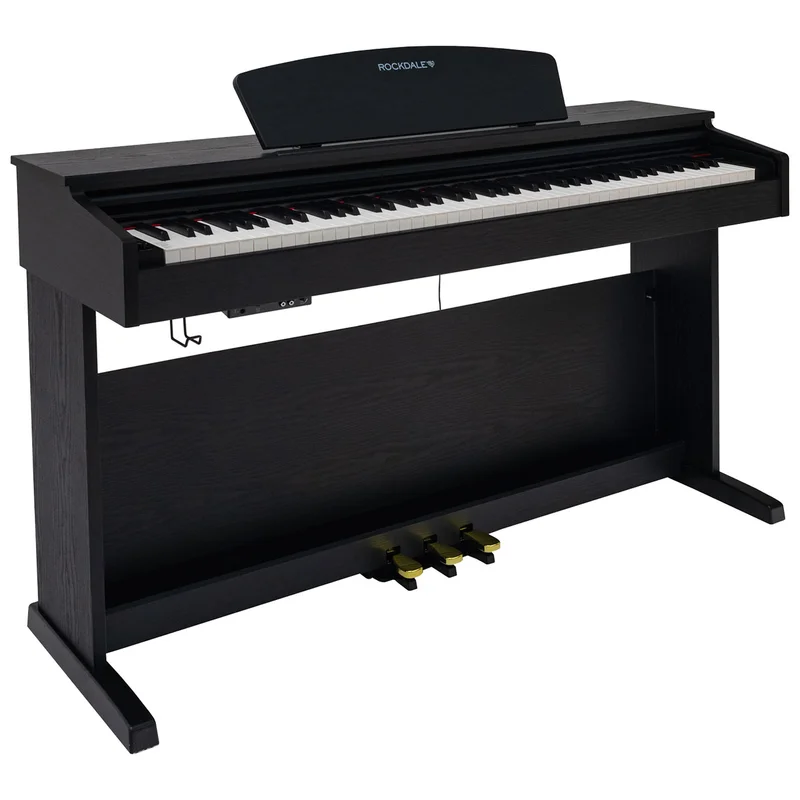 Цифровое пианино ROCKDALE Etude 128 Graded, 88 клавиш, черный 6