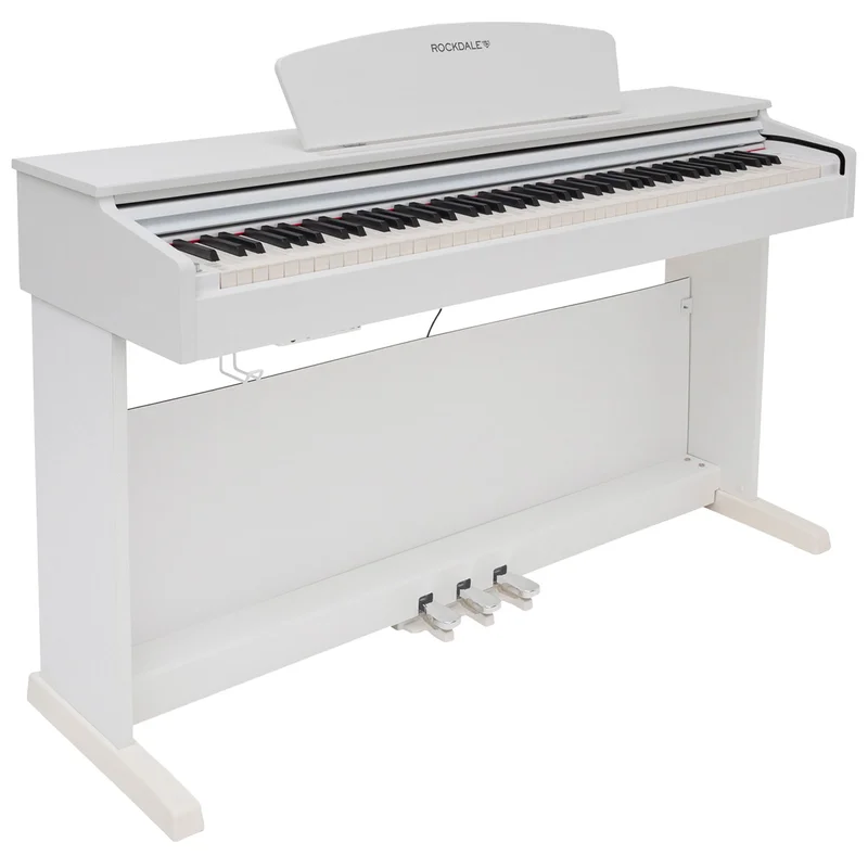Цифровое пианино ROCKDALE Etude 128 Graded, 88 клавиш, белый 6