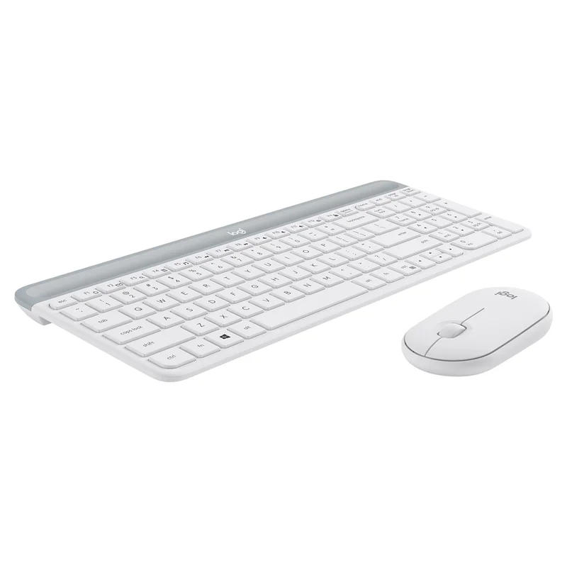 Клавиатура + Мышка беспроводные USB Logitech MK470 Slim, Offwhite 5