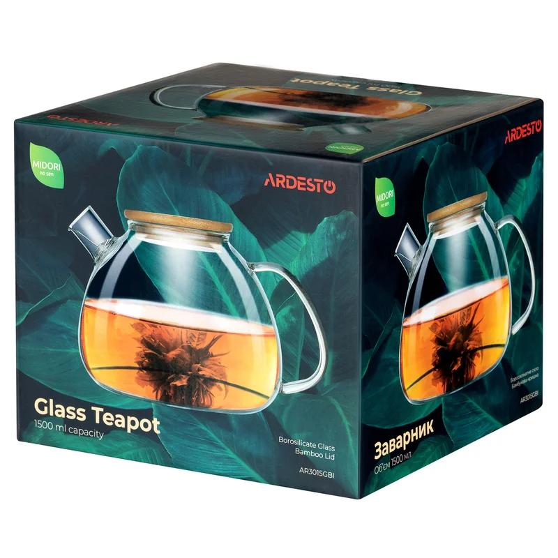 Чайник заварочный 1500мл Midori Ardesto AR3015GBI 2