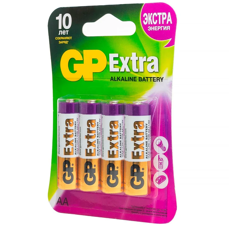 Батарейка AA 4 шт GP Extra 3