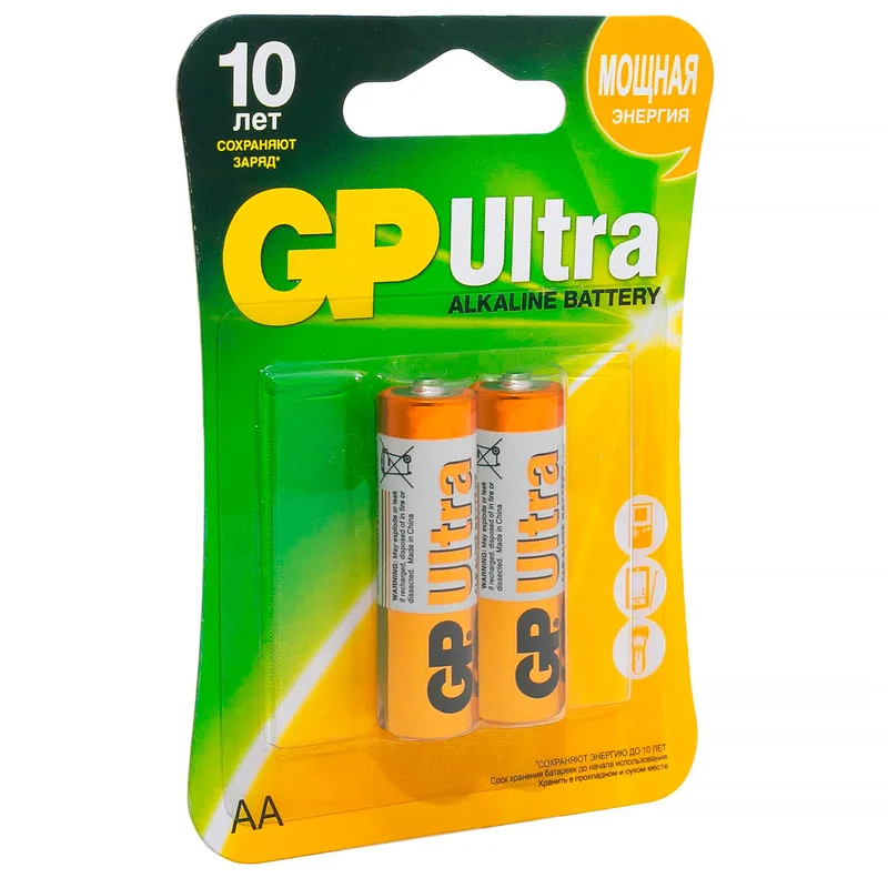 Батарейка AA 2шт GP Ultra 2