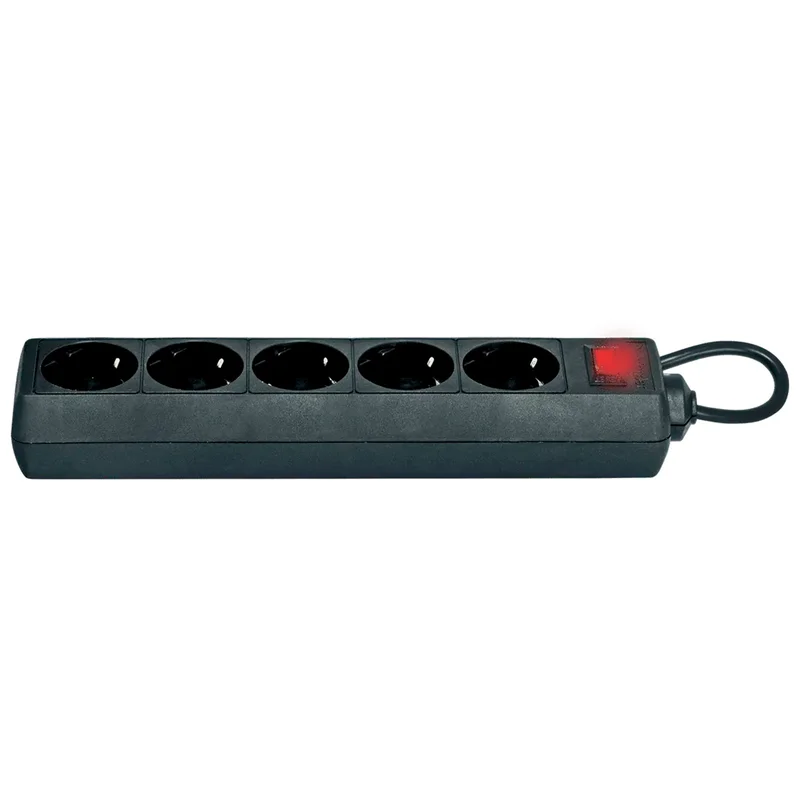Сетевой фильтр Defender ES 3м, 5 розеток, 10А, черный (Defender 99485) 2