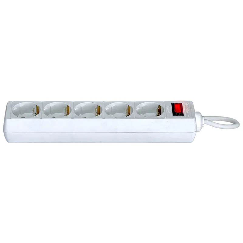 Сетевой фильтр Defender ES, 5м, 5 розеток, 10А, белый (Defender 99483) 2