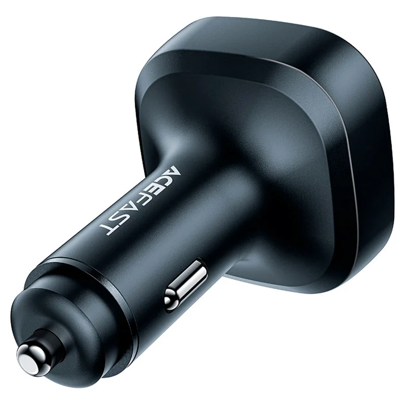 Автомобильное зарядное устройство ACEFAST, 2*USB C+A, 101W, OLED smart display, metal (B5 101W - ACE 3