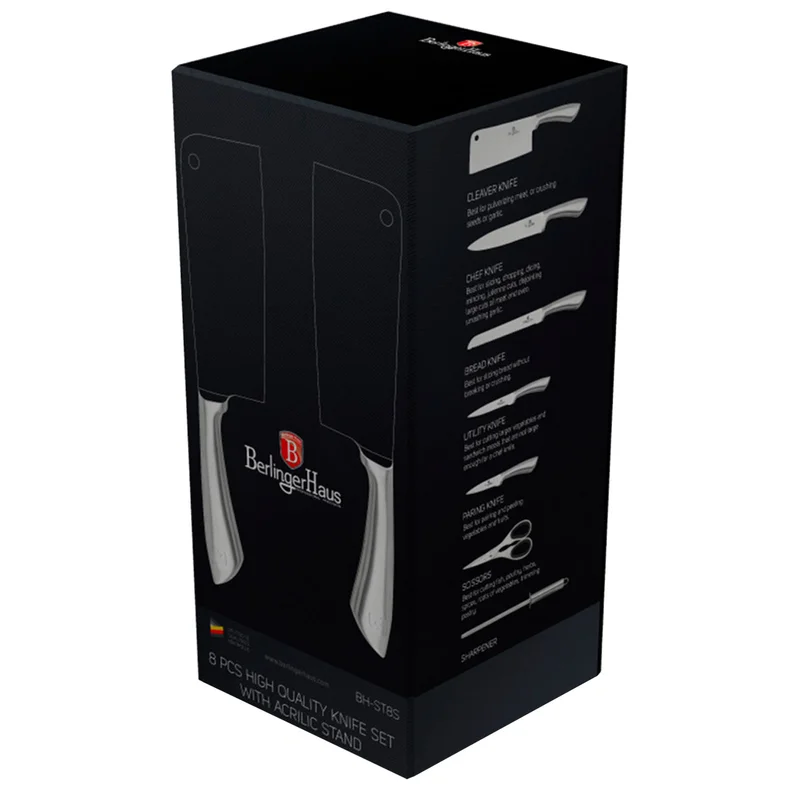 Набор ножей Perfect Kitchen Line 8пр 1*6 Berlinger Haus BH-ST8S 3