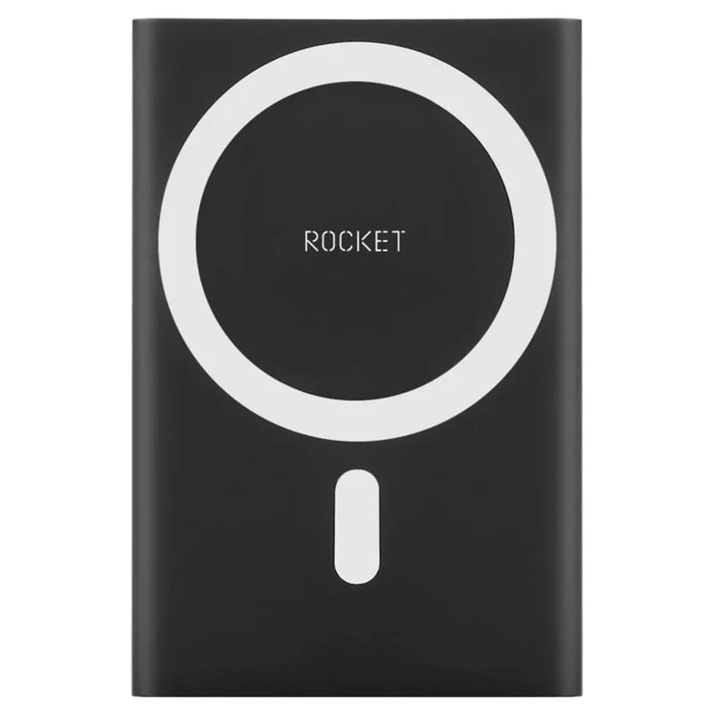 Внешний аккумулятор ROCKET HOLD, PD20W 5000mAh, MagSafe, black (RPB501BL5000-CLM) 2