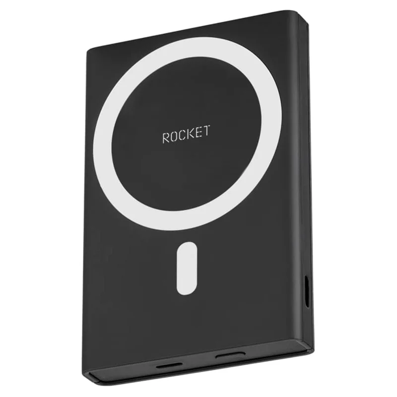 Внешний аккумулятор ROCKET HOLD, PD20W 5000mAh, MagSafe, black (RPB501BL5000-CLM) 4