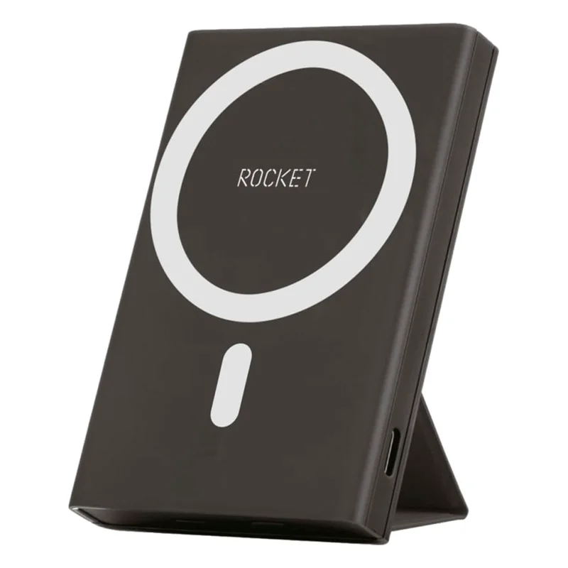 Внешний аккумулятор ROCKET HOLD, PD20W 5000mAh, MagSafe, black (RPB501BL5000-CLM) 7