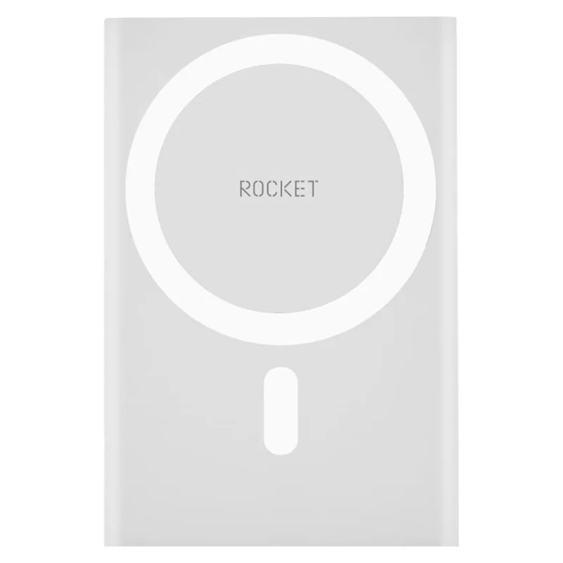 Внешний аккумулятор ROCKET HOLD, PD20W 5000mAh, MagSafe, light grey (RPB503LG5000-CLM) 2
