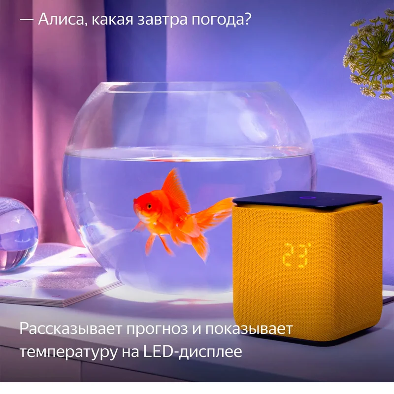 Умная колонка Яндекс Станция Миди, Оранжевый (YNDX-00054ORG) 10