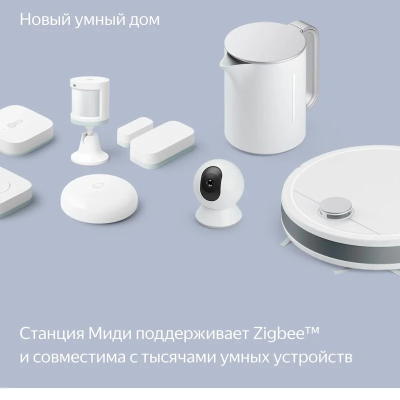 Умная колонка Яндекс Станция Миди, Малиновый (YNDX-00054PNK) 11