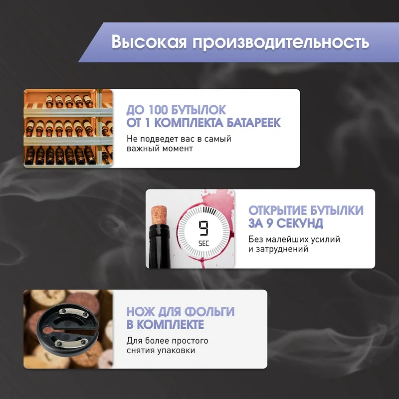 Автоматический винный штопор Zigmund&Shtain ZWC‑640 3