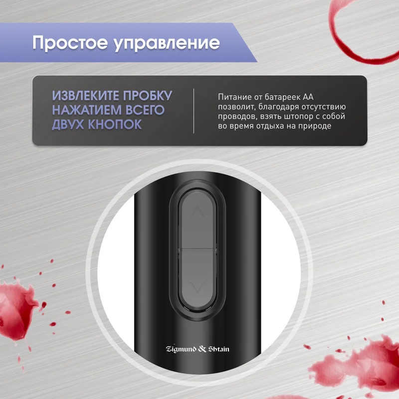 Автоматический винный штопор Zigmund&Shtain ZWC‑640 4
