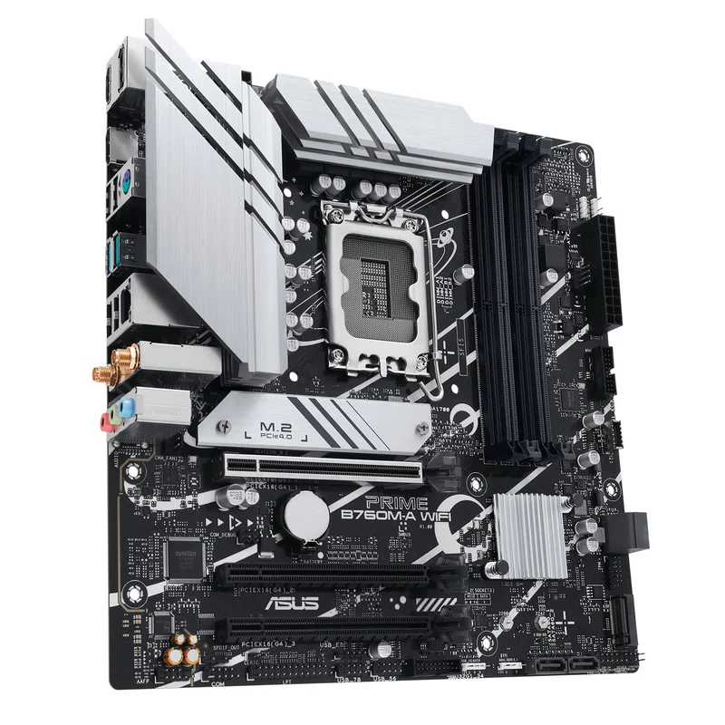 Материнская плата ASUS Prime B760M-A WIFI LGA1700 4DDR5 PCI-E 1x16 1x4 1x1 (2HDMI+DP) mATX 3