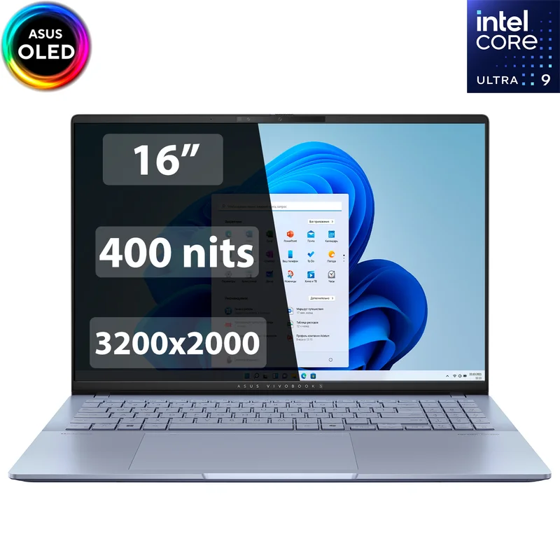 Ультрабук 16'' Asus Vivobook S 16 OLED (U9 185H-32-1-W)(S5606MA-MX117W) 2