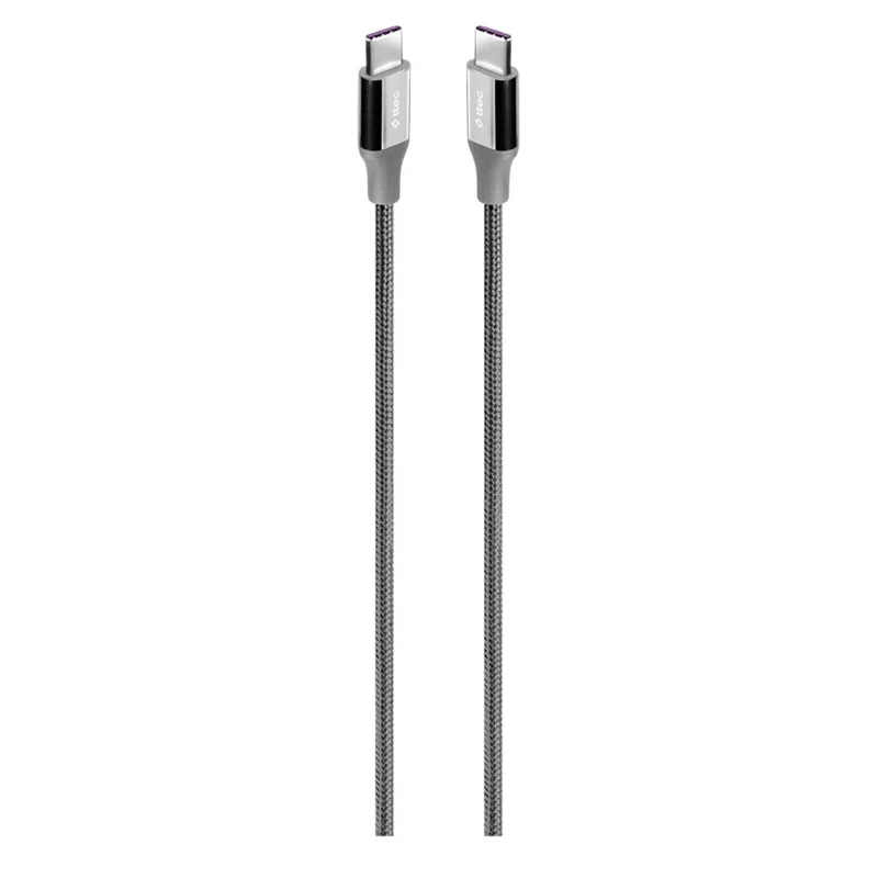 Кабель ttec AlumiCable 100W ,Type-C - Type-C ,fast Charge Cable, Space Grey,150cm  (2DK53UG)