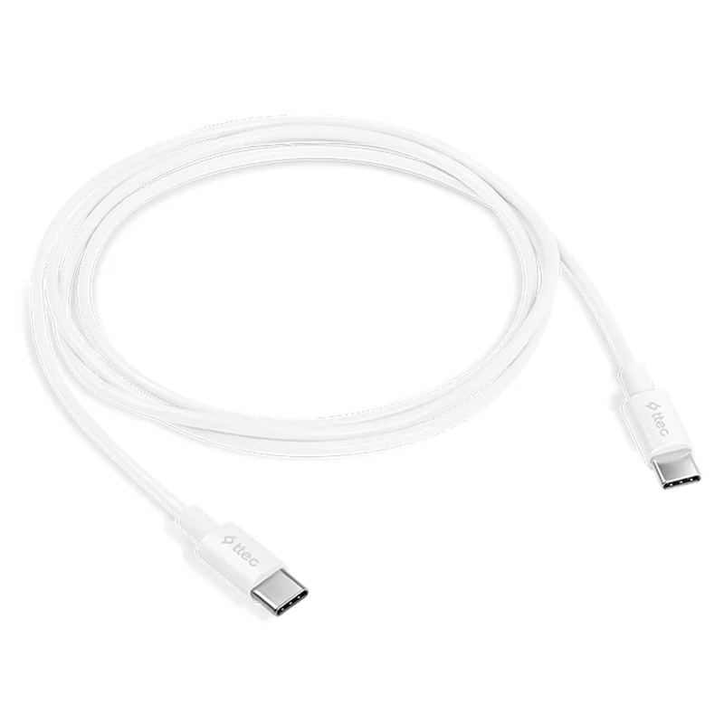 Кабель ttec Type-C to Type-C, White (2DK36B) 2