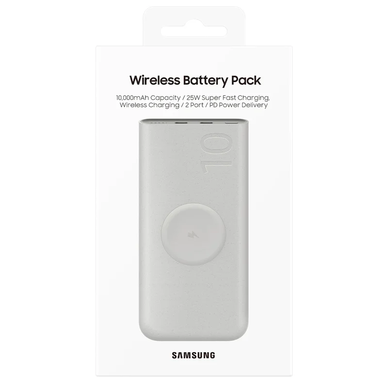 Внешний аккумулятор Samsung, 10000Mah, Fast Wired Charging 25W, beige (EB-U2510XUEGRU) 6