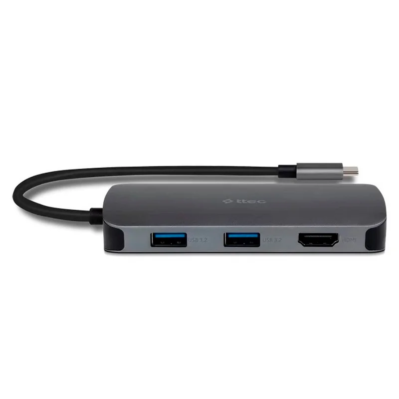 Адаптер ttec USB-C 8 in 1 Multiport (2US03) 4