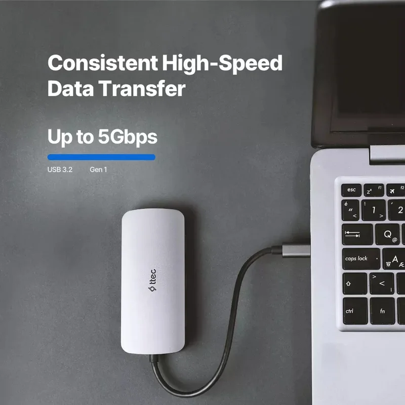 Адаптер ttec USB-C 8 in 1 Multiport (2US03) 8