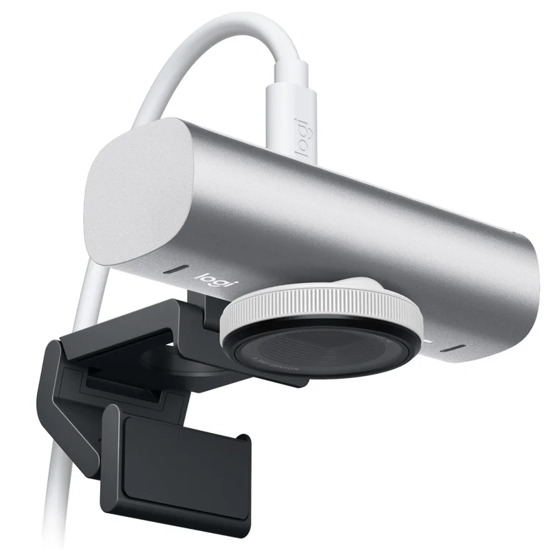 Web Камера Logitech MX Brio 4K, UHD, Pale Grey (960-001554) 3