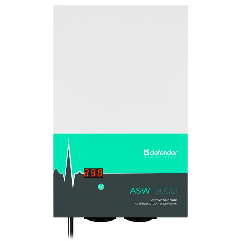 Стабилизатор Defender ASW 1500D/900Вт настенный (99046) 2