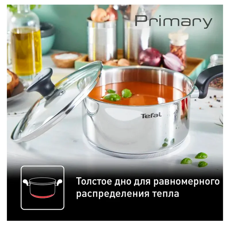 Набор посуды 11пр. Primary Tefal E308SB74 4