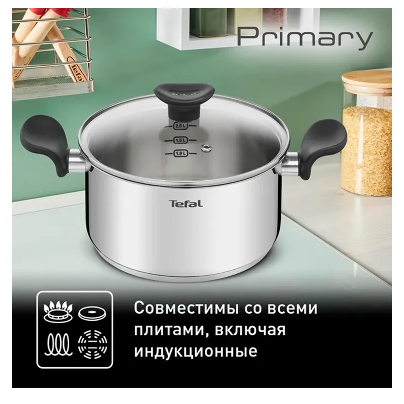 Набор посуды 11пр. Primary Tefal E308SB74 5