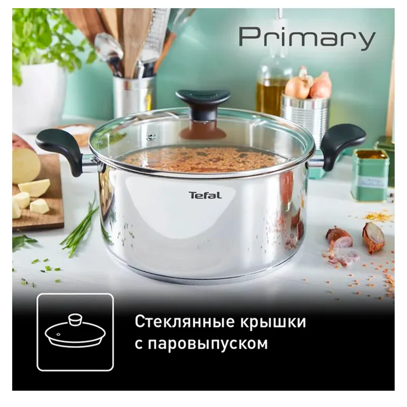 Набор посуды 11пр. Primary Tefal E308SB74 7