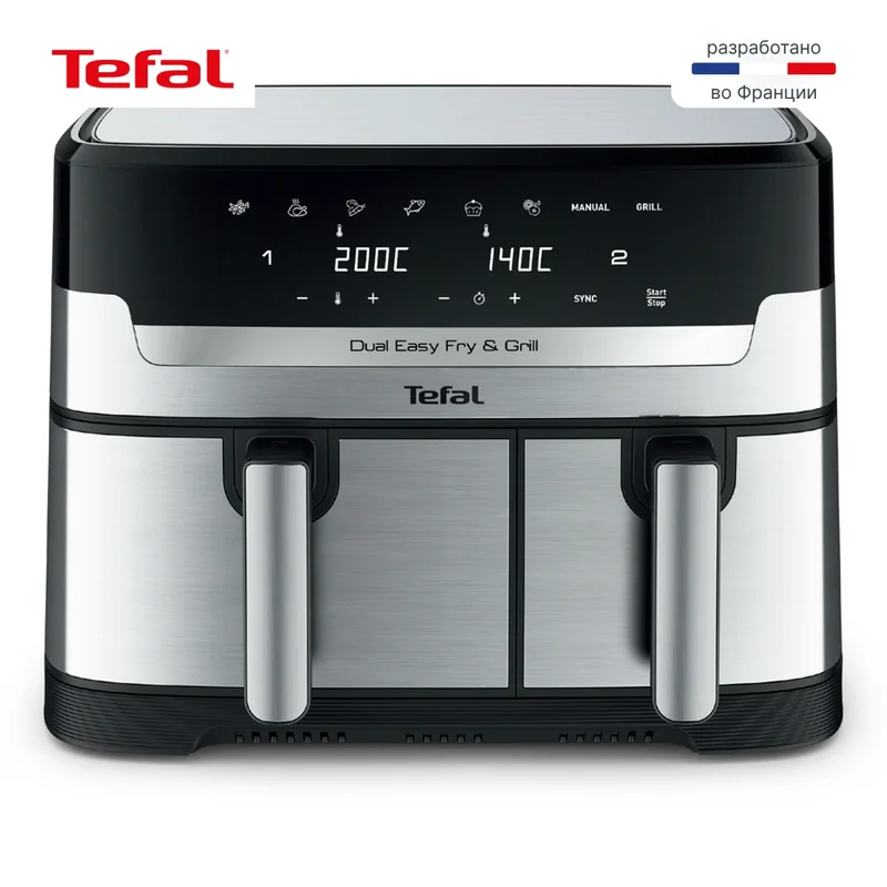 Аэрогриль Tefal Dual Easy Fry&Gril EY-905D10 13